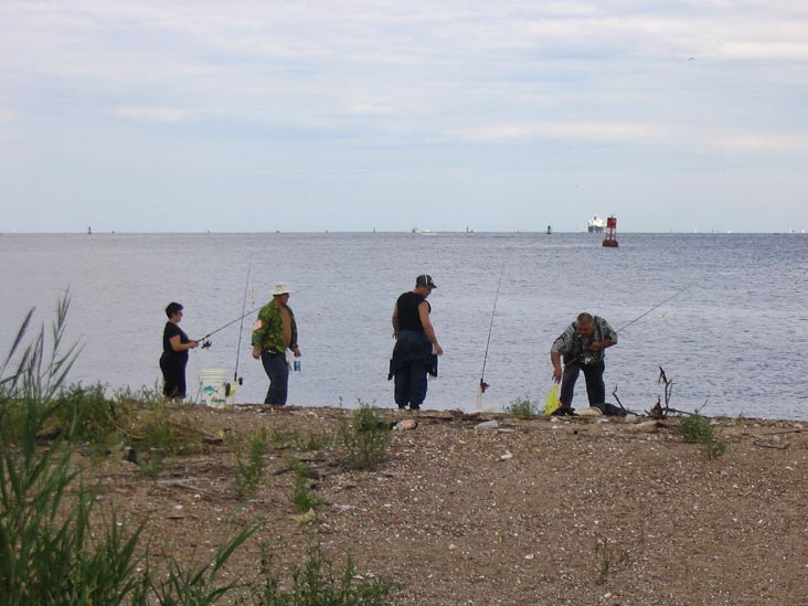 Fishing, Prince's Bay, Mount Loretto Unique Area, Staten Island
