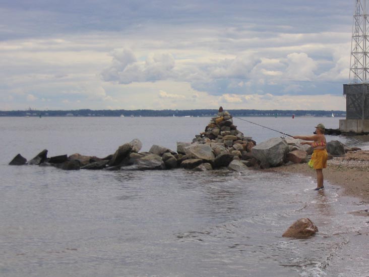 Fishing, Mount Loretto Unique Area Beachfront, Staten Island