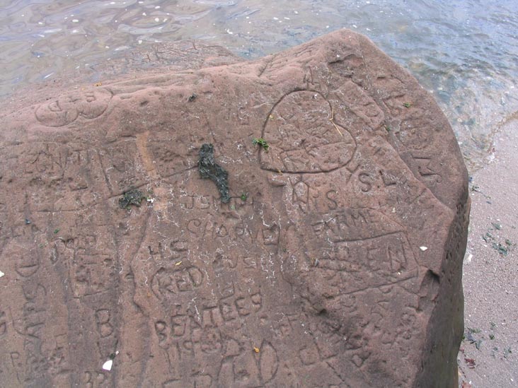 Carved Rock, Mount Loretto Unique Area, Staten Island