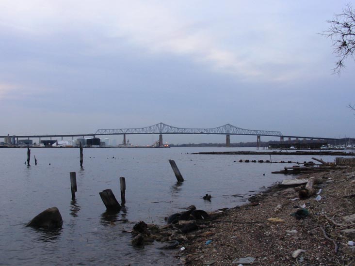 Outerbridge Crossing from Tottenville, Staten Island, April 17, 2004