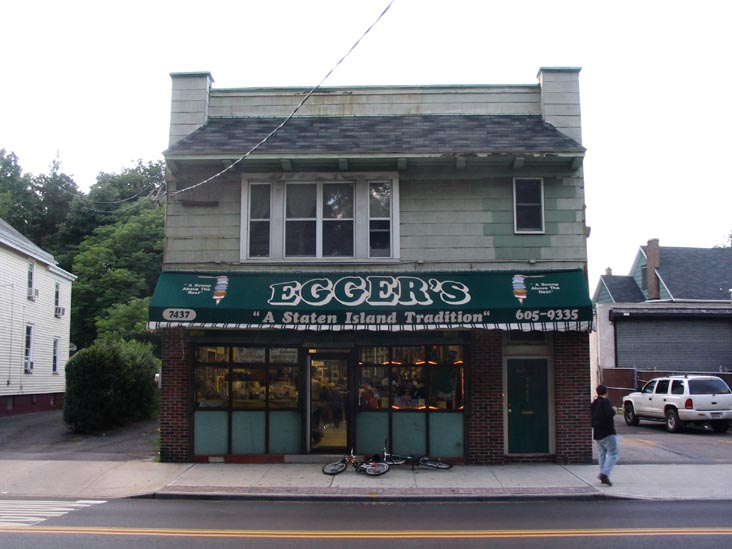 Egger's Ice Cream Parlor, 7437 Amboy Road, Tottenville, Staten Island