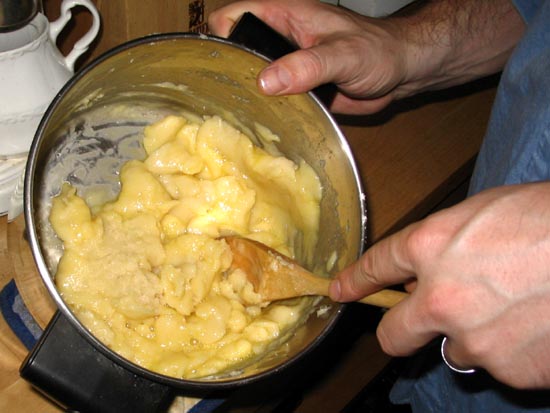 Cream Puffs: Batter