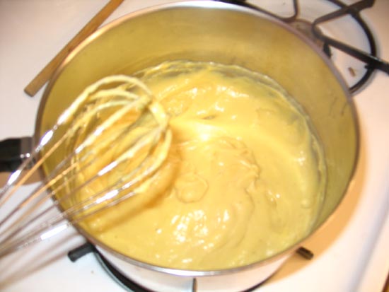 Preparing Cheese Soufflé