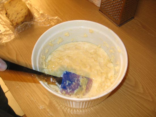 Preparing Cheese Soufflé