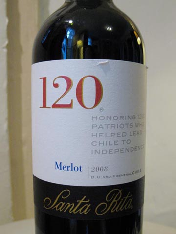 2008 Santa Rita 120 Merlot