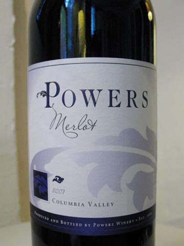 2007 Powers Columbia Valley Merlot