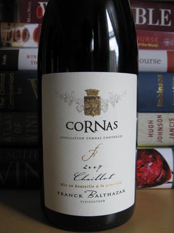 2007 Franck Balthazar Cornas Chaillot