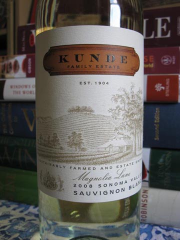 2008 Kunde Family Estate Magnolia Lane Sauvignon Blanc