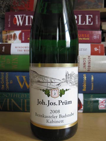 2008 JJ Prum Bernkasteler Badstube Kabinett Riesling