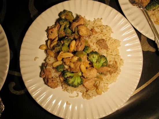 Kung Pao Chicken For Chenin Blanc Tasting: August 25, 2010