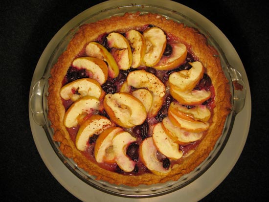 Concord Grape and Apple Pie, October 6, 2010