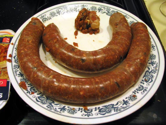 Venison Sausage, Sausagefest 2007, January 5, 2008