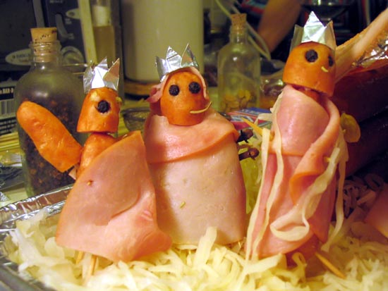 Three Wise Men, Meat Manger, Sausagefest 2007, January 5, 2008