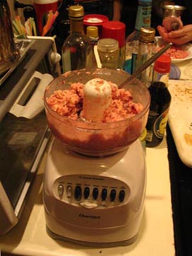 Preparing The Meat: Sausagefest 2005, December 10, 2005