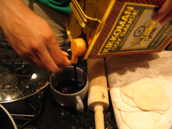 Pork Dumplings: Making The Sauce