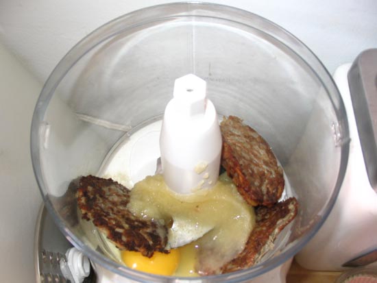 Meta-Latkes: Ingredients in Cuisinart