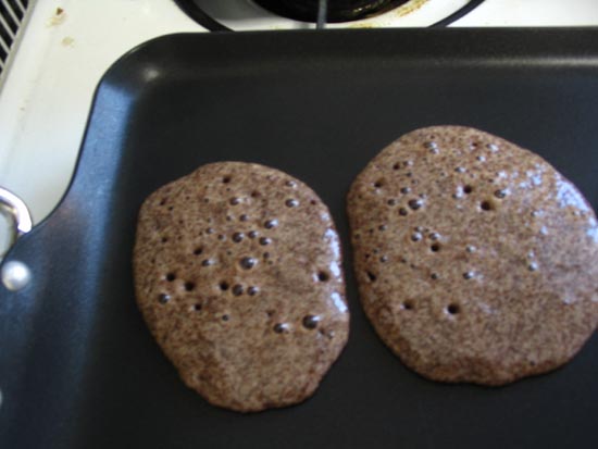 Tastykake Pancakes: Wait Until Bubbles Appear, Then Flip