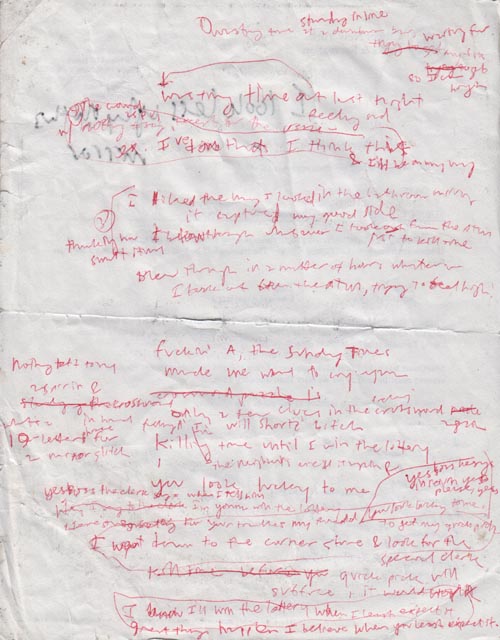 "Will Shortz' Bitch" Draft