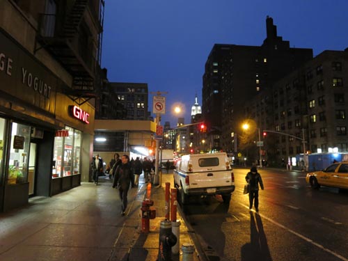 Sixth Avenue and 15th Street, February 16, 2012, 5:53 p.m.