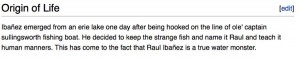 Raul Ibanez Wikipedia Screen Shot, 7/9/2011