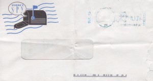 Spy Magazine Subscription Reminder Envelope, Ca. Early 1990s